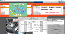 Load image into Gallery viewer, Automotive PRO GIGA Software and Database Package featuring DataSpin, DICATEC, ElsaWin, Autodata, and OBDbytes resources for car diagnostics and programming.