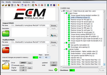 Load image into Gallery viewer, ECM Titanium software interface for car ECU tuning and modification.
