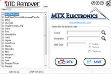 Load image into Gallery viewer, Interface of DTC Remover by MTX Electronics for DPF EGR adjustments.