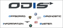 Load image into Gallery viewer, VAG cars diagnostic software package with ODIS system logos for Volkswagen, Audi, and others.