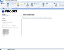 Load image into Gallery viewer, VOLVO Full Package software and manuals featuring PROSIS interface on screen.
