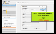 Load image into Gallery viewer, J2534 Pass Thru Software interface for GM ECU flashing and diagnostics by OBDbytes.

