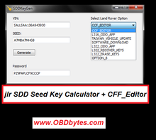 Load image into Gallery viewer, JLR SDD Software V 164.00.002 Full + SDD Seed Key Calc + CFF_Editor - OBDbytes for Car Chip Tuning
