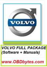 Load image into Gallery viewer, VOLVO Full Package software and manuals logo with OBDbytes website link.

