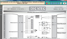 Load image into Gallery viewer, Car diagnostics software ECU wiring diagram for Jeep Renegade 1.8 16V FLEX 2016, by Dicatec.
